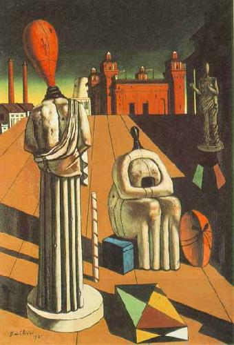 giorgio de chirico The Disquieting Muses oil painting picture